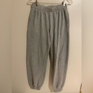 Women’s John Galt Gray Heavyweight Essential Sweatpants With Pockets Sz XS-Med